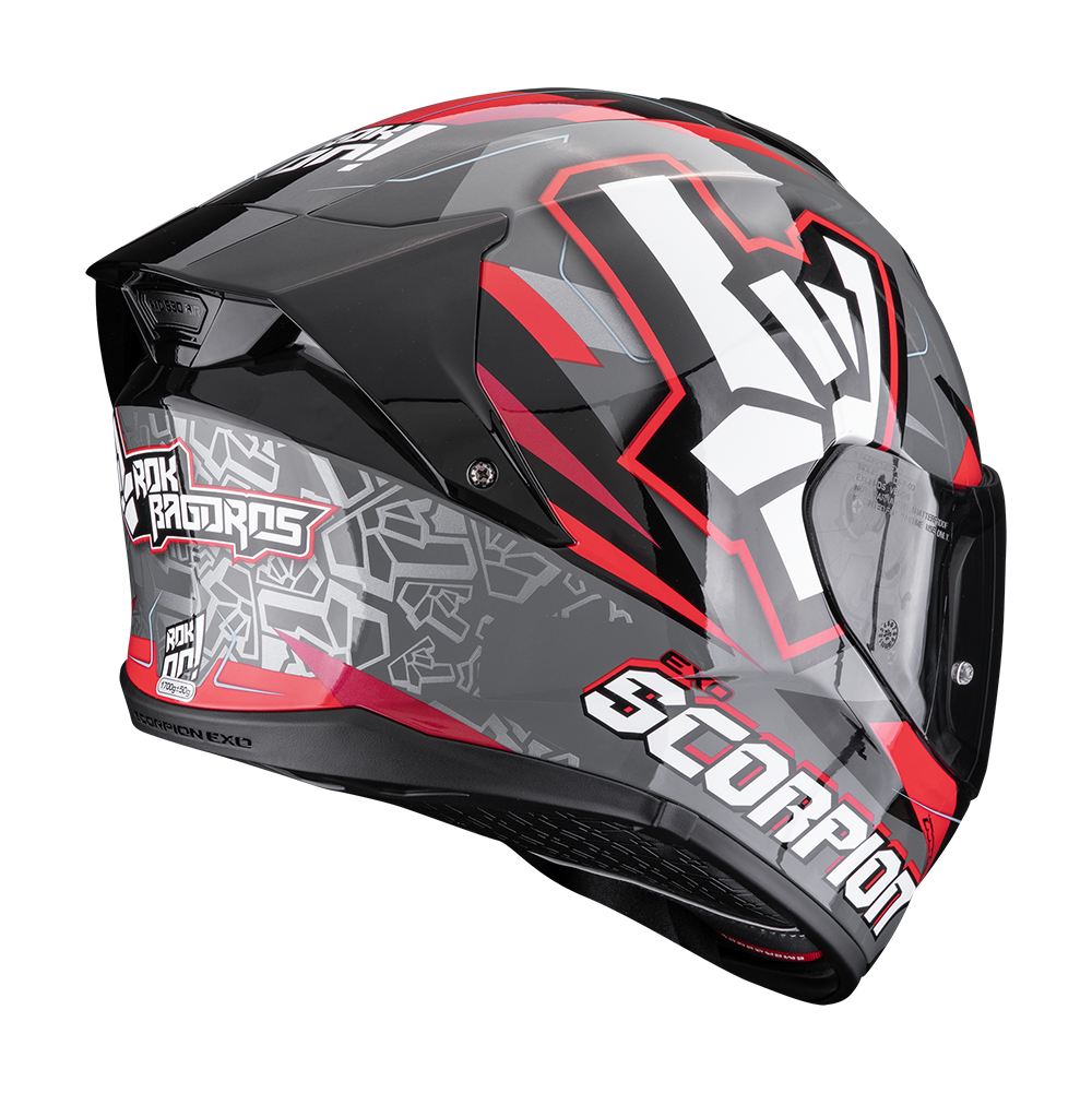 Scorpion Exo-530 Air Rok Grey-Black-Red