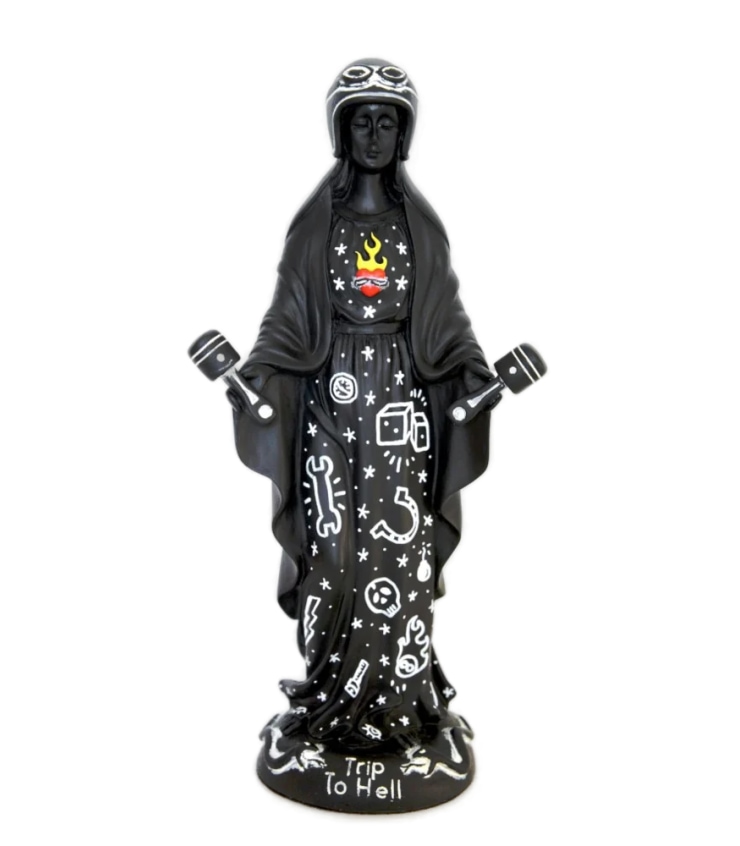 Virgen de los Pistones Mad Works BW