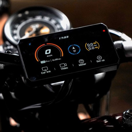 Sistema CarPlay y Android Auto para moto