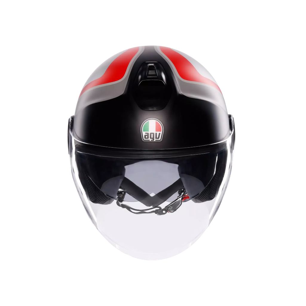 AGV ETERES Scaglieri Matt Grey/Red