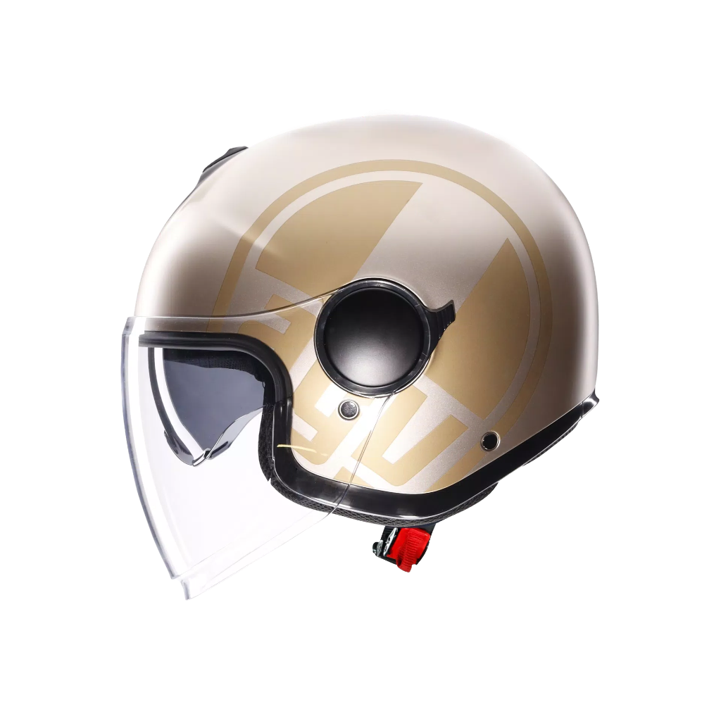 AGV ETERES Sirolo Matt White/Gold