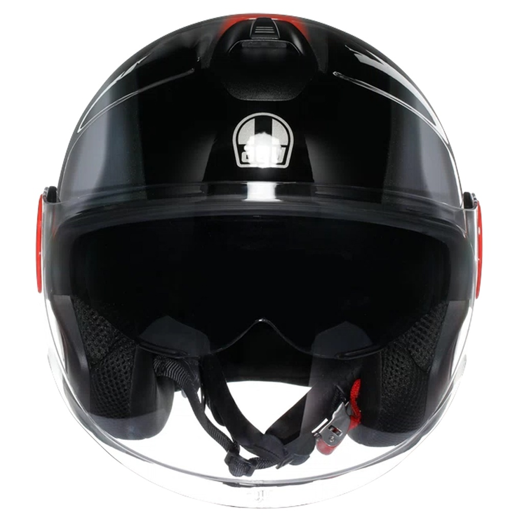 AGV ETERES Levanto Black/Silver/Red