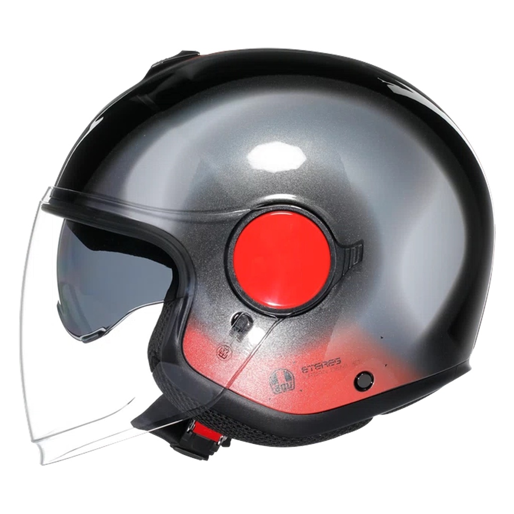 AGV ETERES Levanto Black/Silver/Red