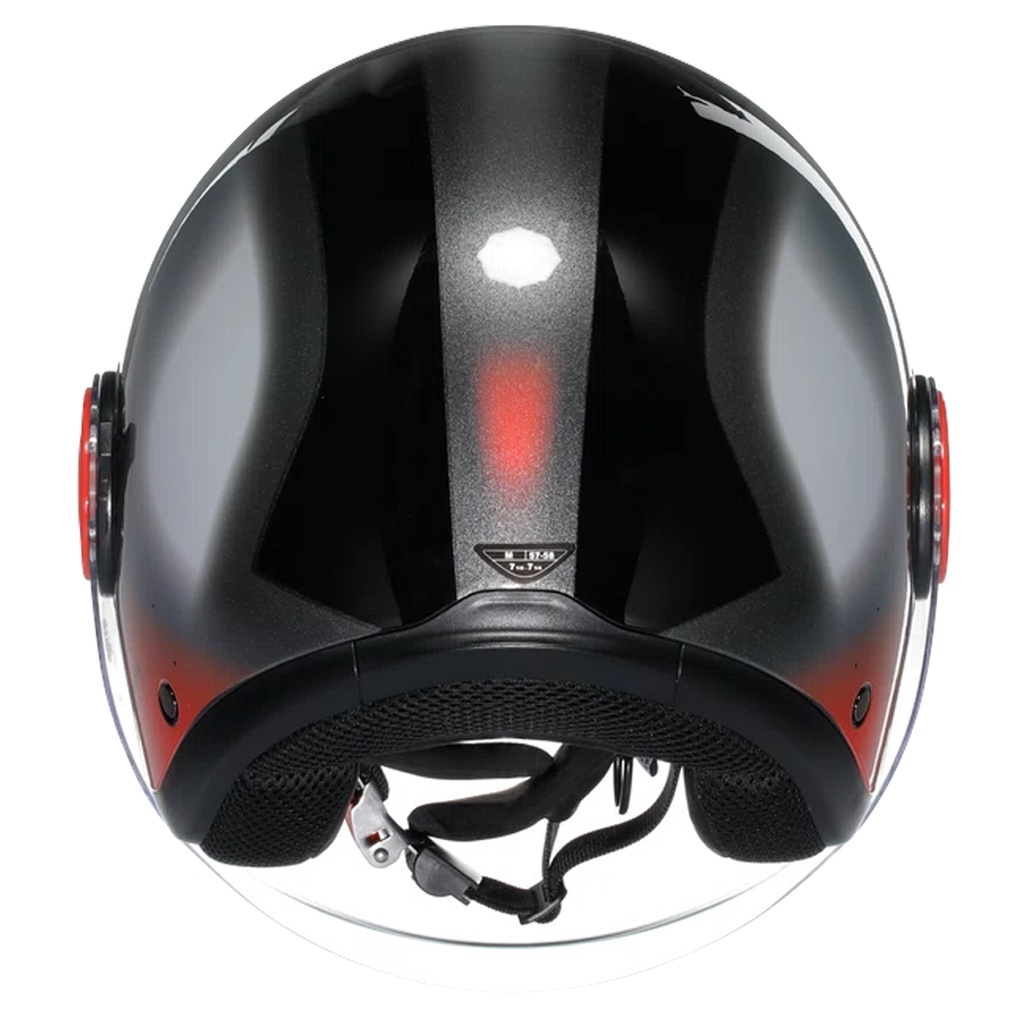 AGV ETERES Levanto Black/Silver/Red