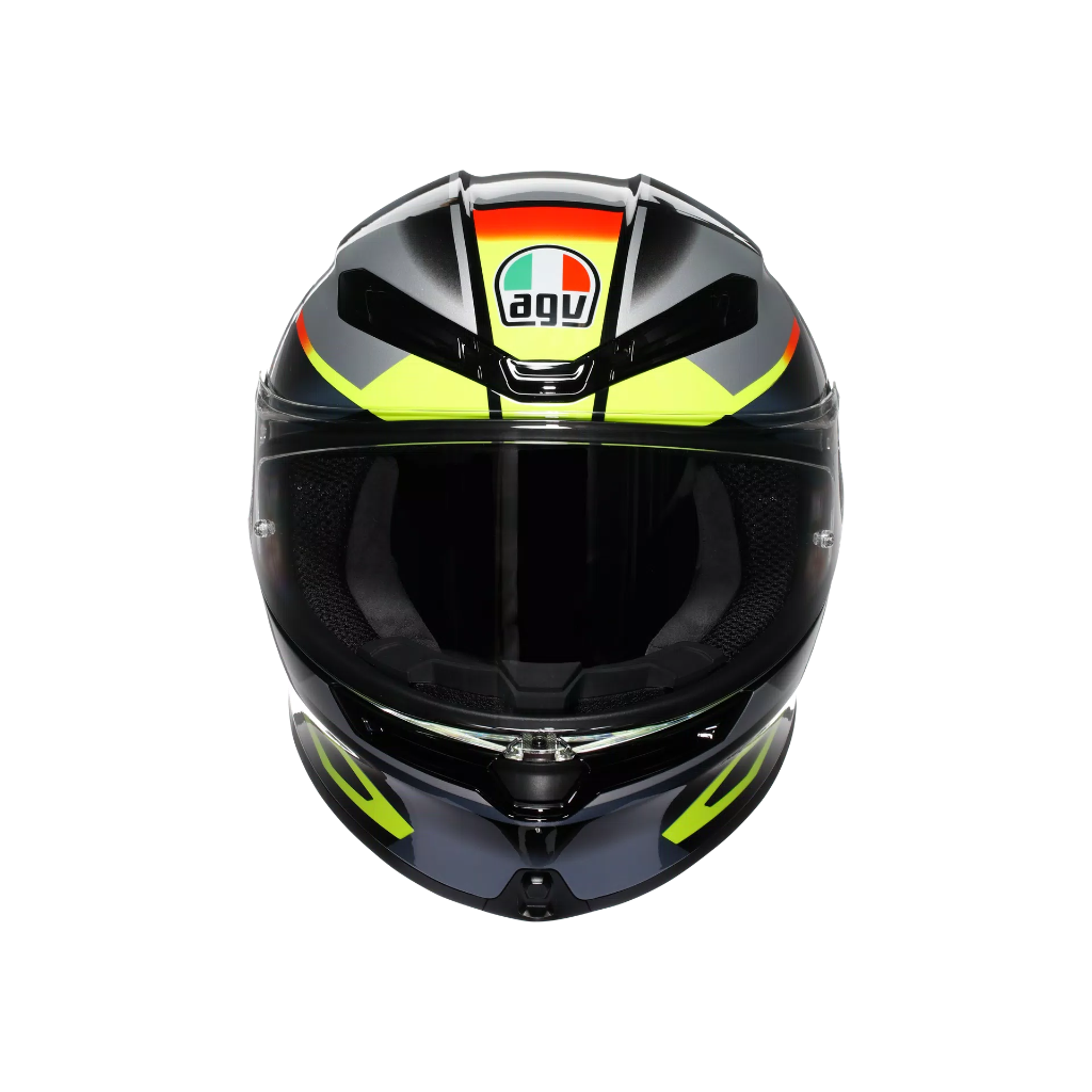 AGV K6 S Erazer Black/Red/Yellow Fluo
