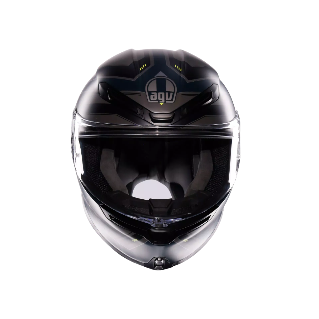 AGV K6 S Enhance Matt Grey/Yellow Fluo
