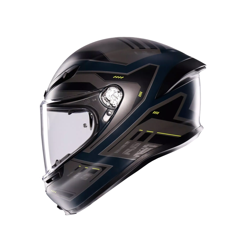AGV K6 S Enhance Matt Grey/Yellow Fluo