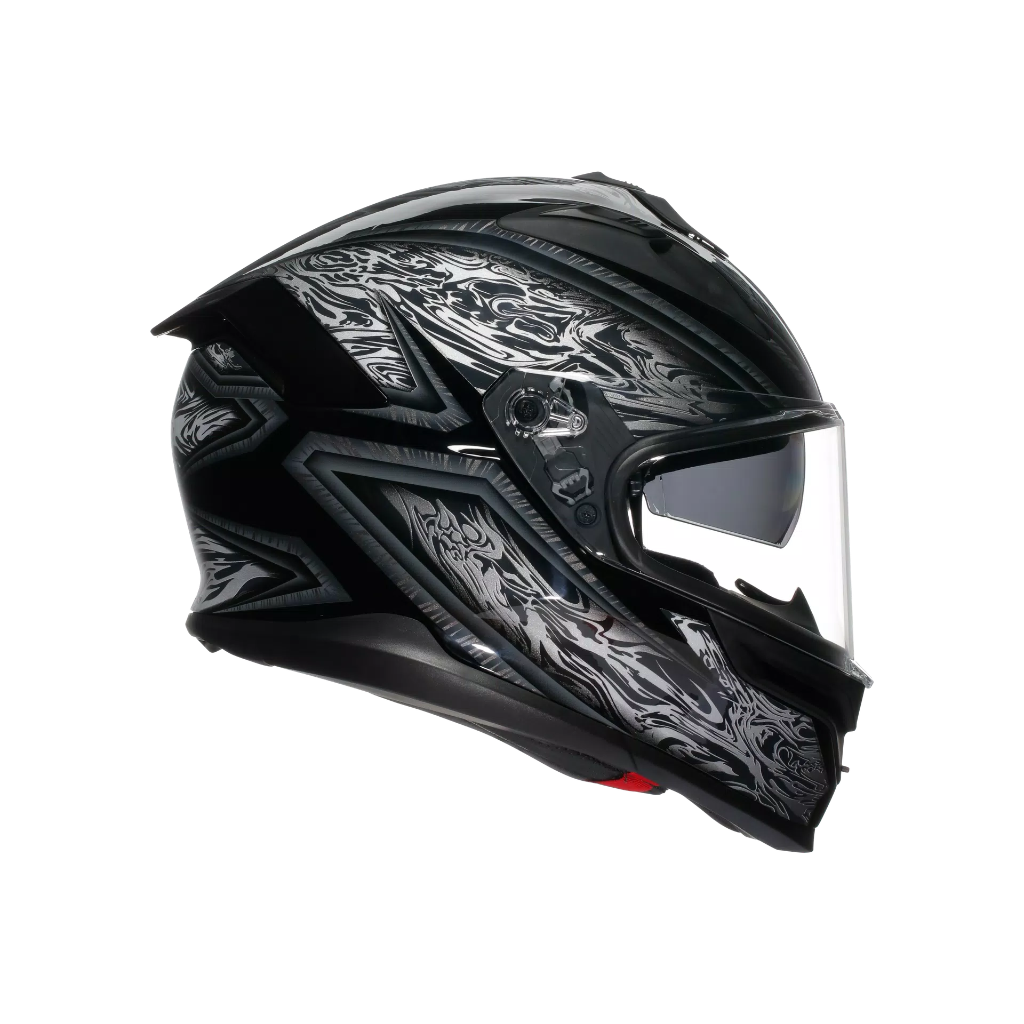 AGV K7 Damascus Black/Silver
