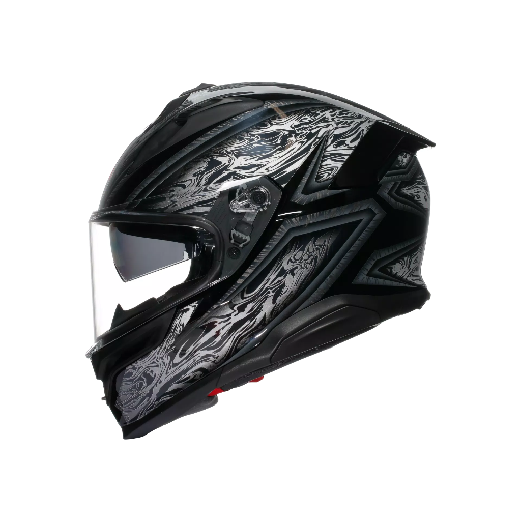 AGV K7 Damascus Black/Silver