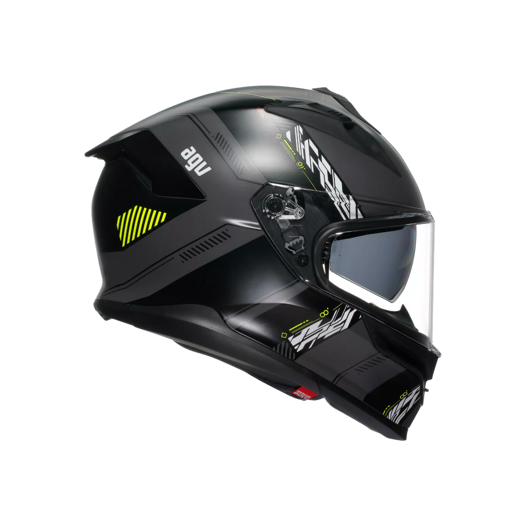 AGV K7 Kyber Matt Grey/Yellow Fluo