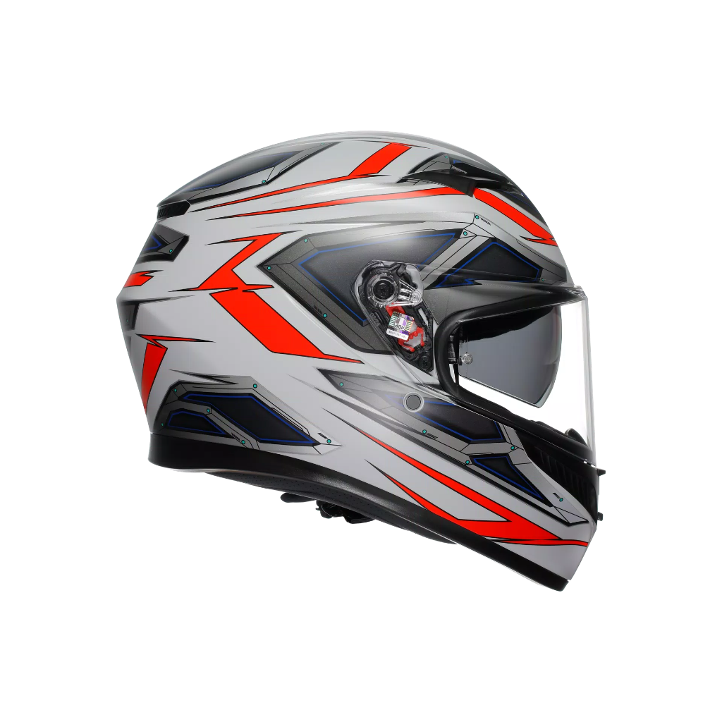 AGV K3 Space Matt White/Red Fluo