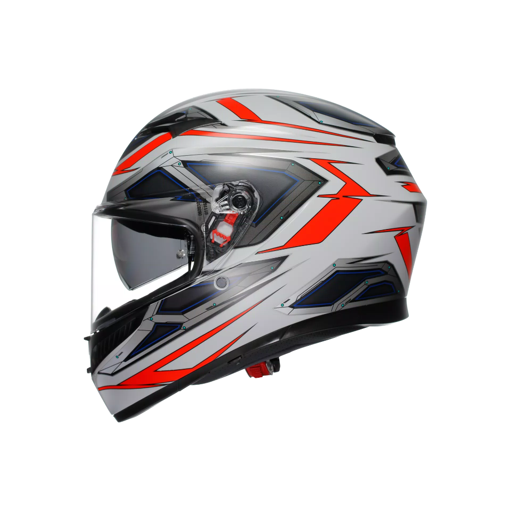 AGV K3 Space Matt White/Red Fluo