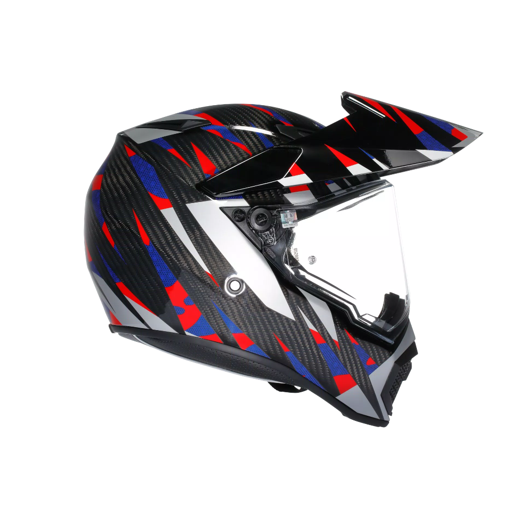 AGV AX9 Steppa Carbon/Red/Blue