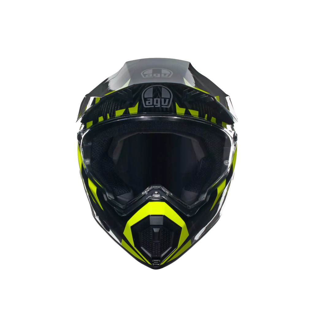 AGV AX9 Steppa Carbon/Grey/Yellow Fluo
