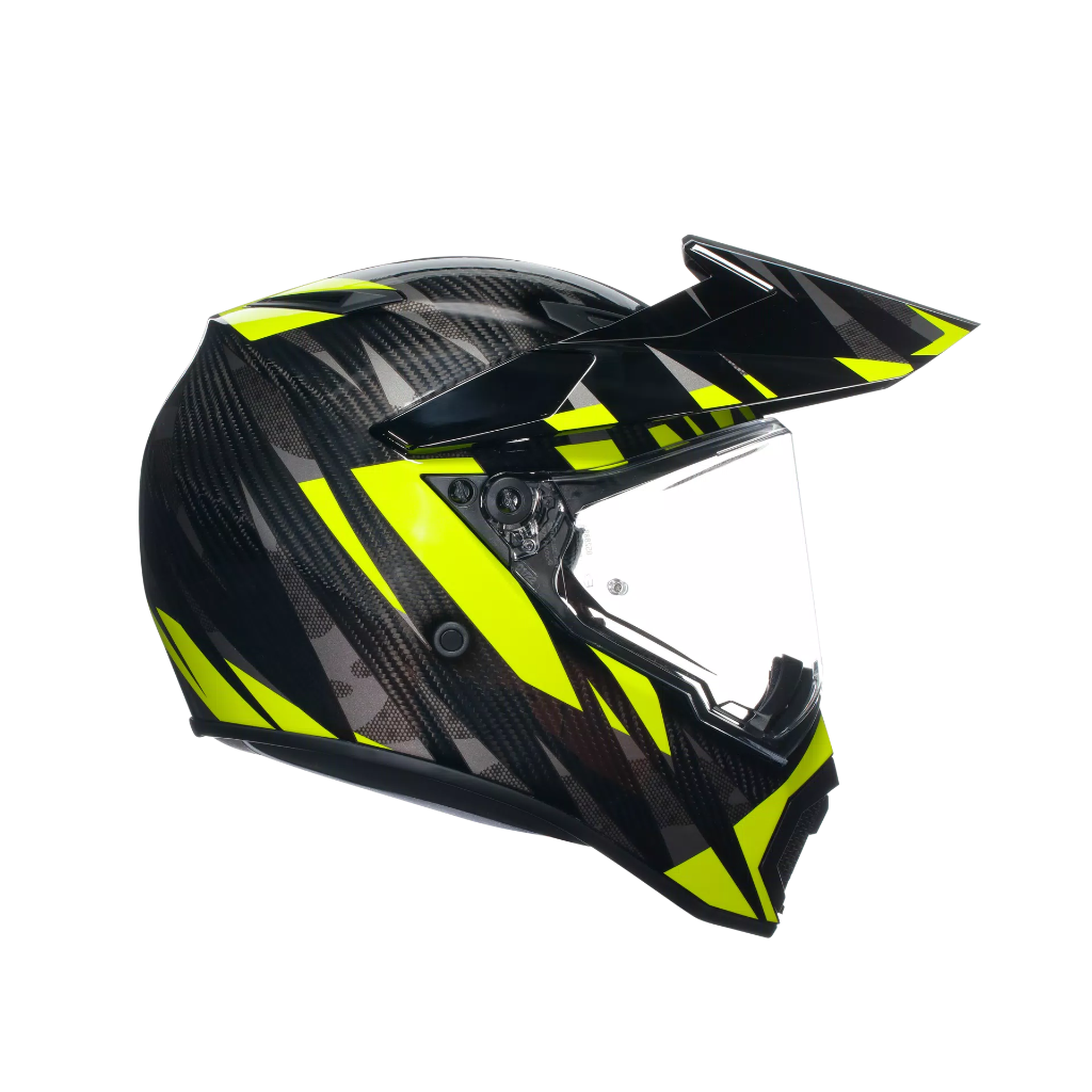 AGV AX9 Steppa Carbon/Grey/Yellow Fluo