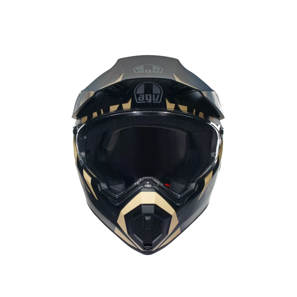 AGV AX9 Steppa Matt Carbon/Grey/Sand