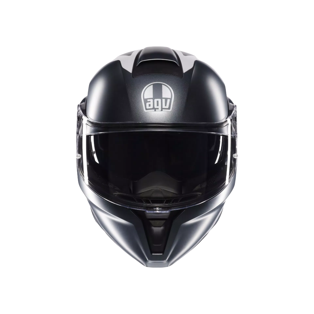 AGV STREETMODULAR Resia Matt Grey/Silver/Red