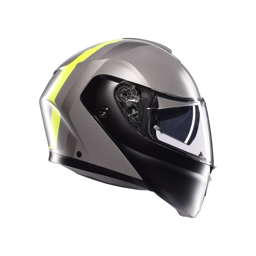 AGV STREETMODULAR Resia Matt Grey/Black/Yel Fluo