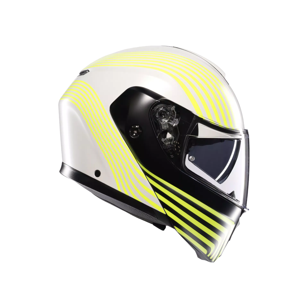 AGV STREETMODULAR Iseo Matt White/Black/Yel Fluo