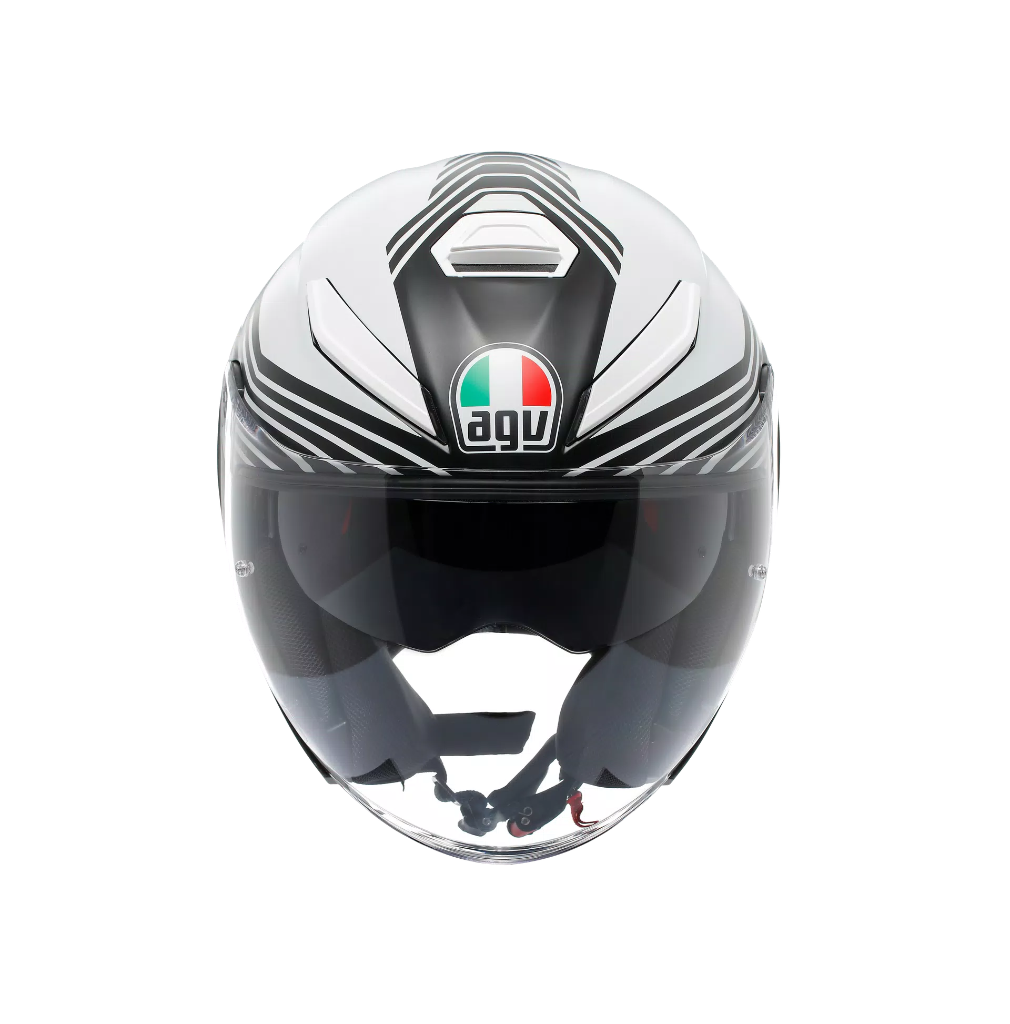 AGV K5 JET EVO Control Matt Black/White