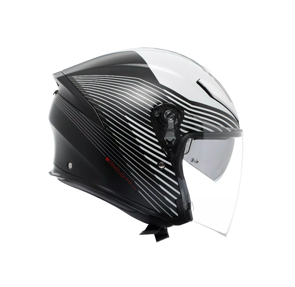AGV K5 JET EVO Control Matt Black/White