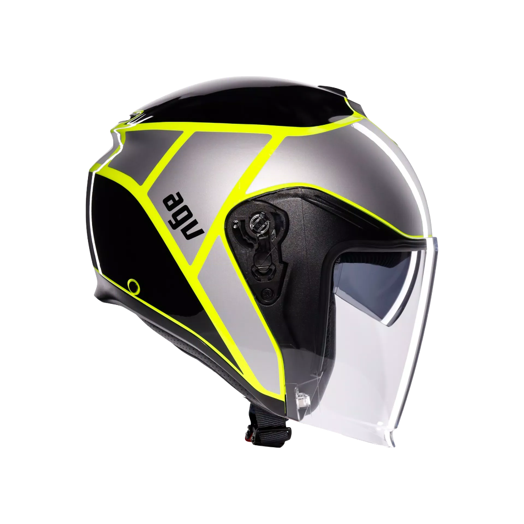 AGV IRIDES Davao Black/Grey/Yellow Fluo