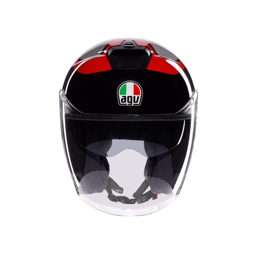 AGV IRIDES Valenza Matt Grey/Black/Red