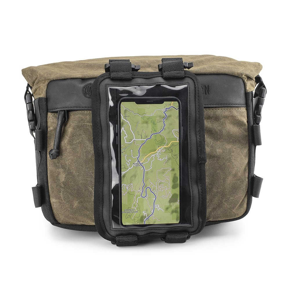 BOLSA PARA BARRA RSD x KRIEGA ROAM HANDLEBAR BAG NEGRO / ARENA