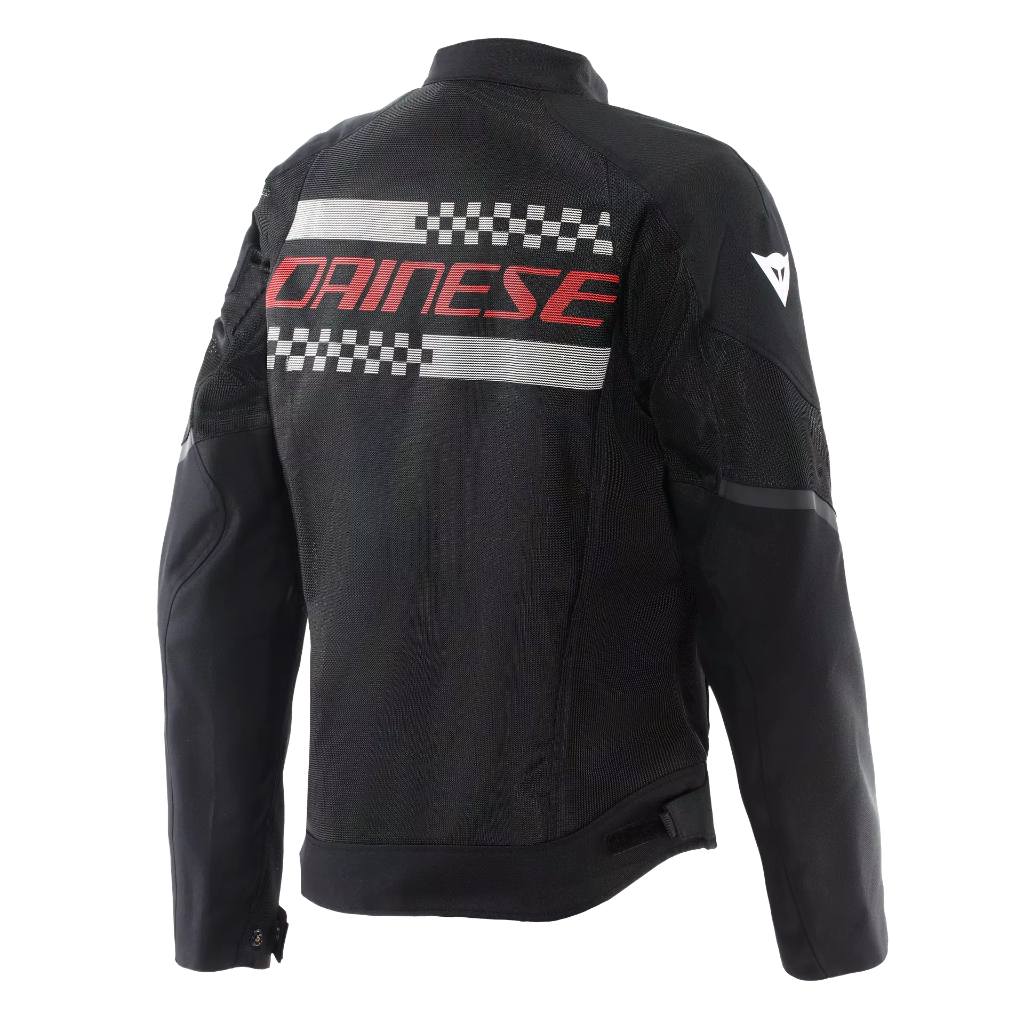 Dainese Herosphere Air Tex Jacket Black/White Stripes/Red
