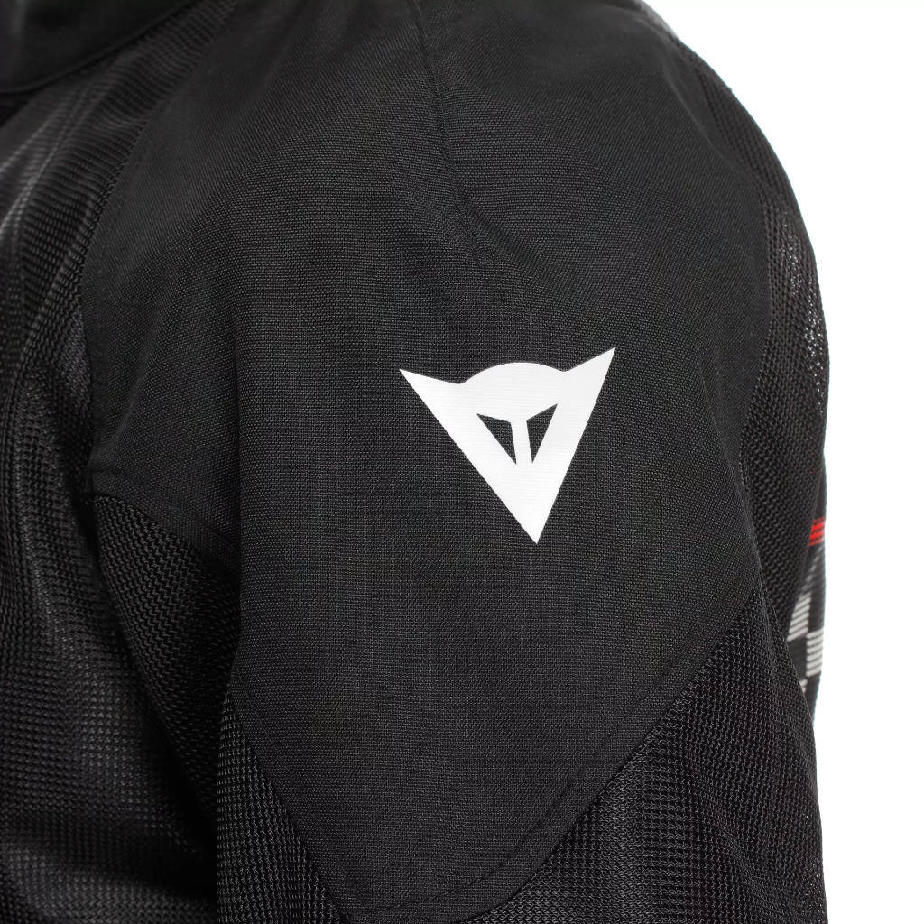 Dainese Herosphere Air Tex Jacket Black/White Stripes/Red