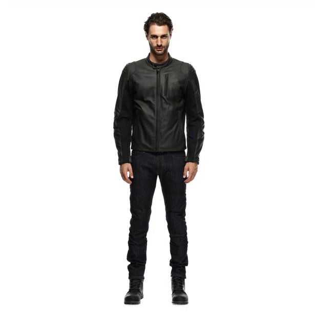 Dainese ISTRICE QDF LEATHER JACKET dark-brown
