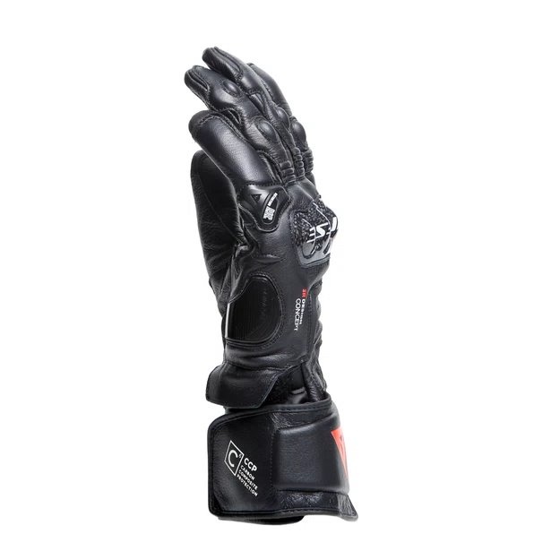Dainese CARBON 4 LONG LEATHER GLOVES black/black/black