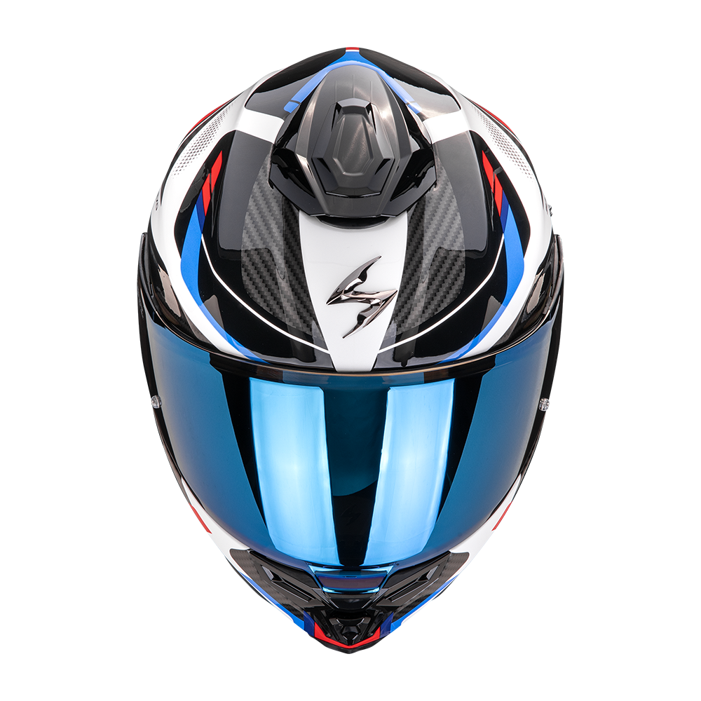 Scorpion Exo-1500 Air Sleek White-Red-Blue