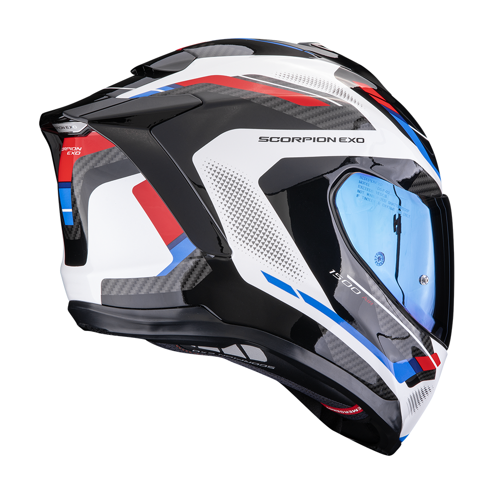 Scorpion Exo-1500 Air Sleek White-Red-Blue