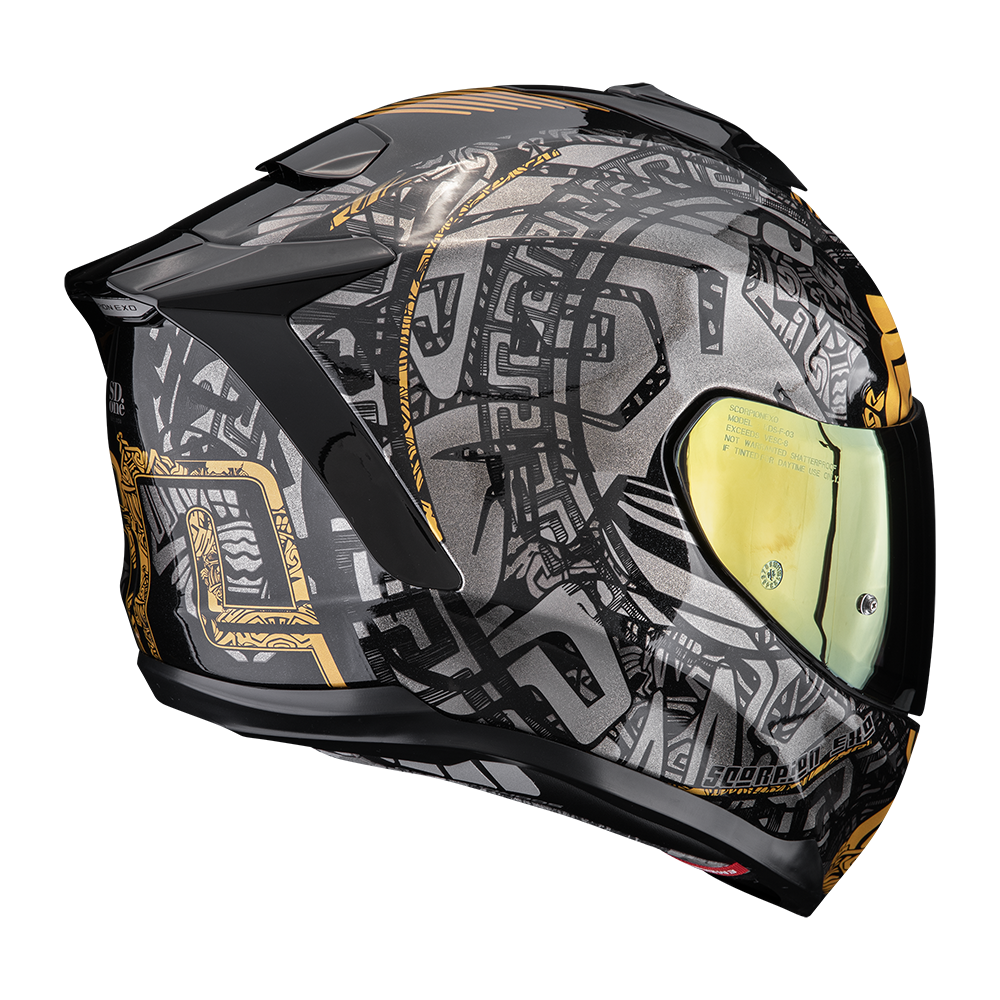 Scorpion Exo-1500 Air Apus Black-Grey-Gold