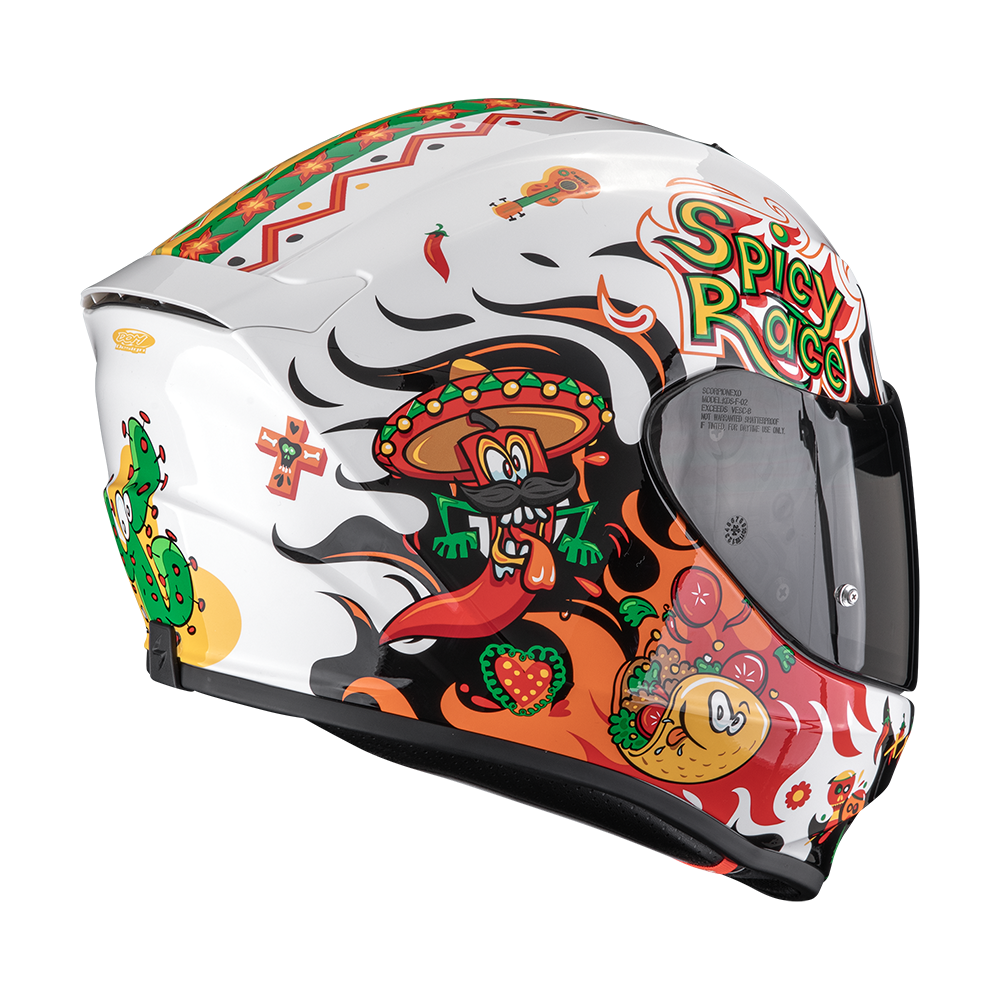 Scorpion Exo-Jnr Air Yucatan White-Orange-Black