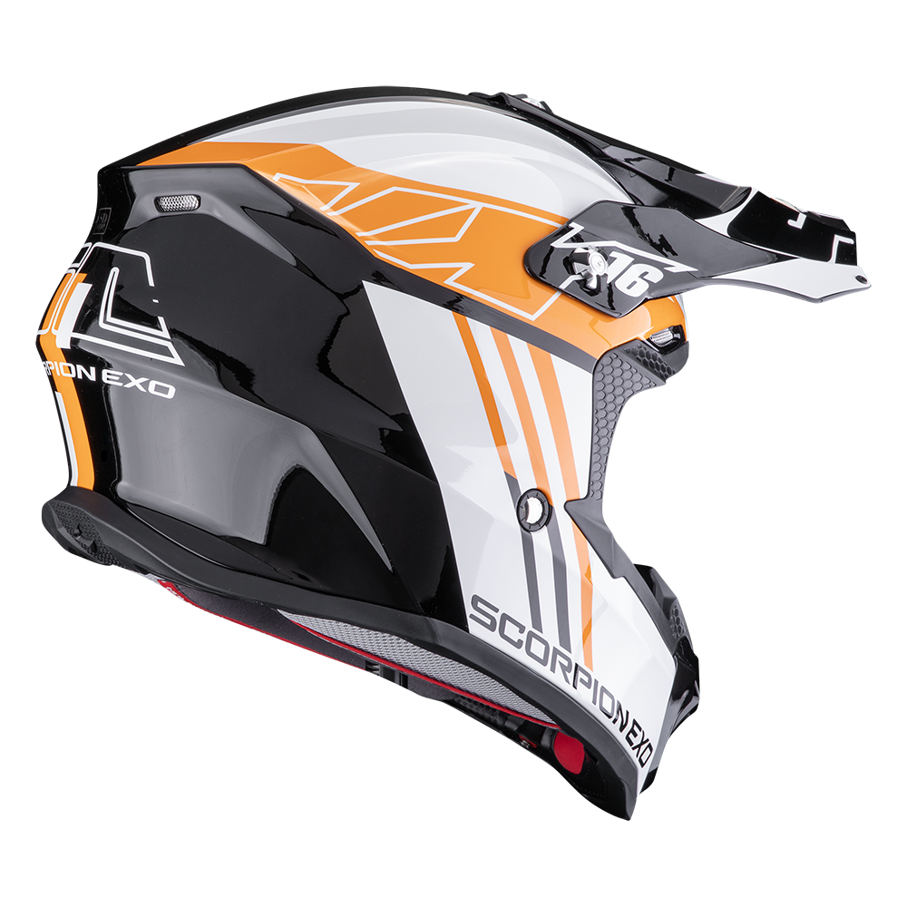 Scorpion Vx-16 Evo Air Lignes Black-Orange