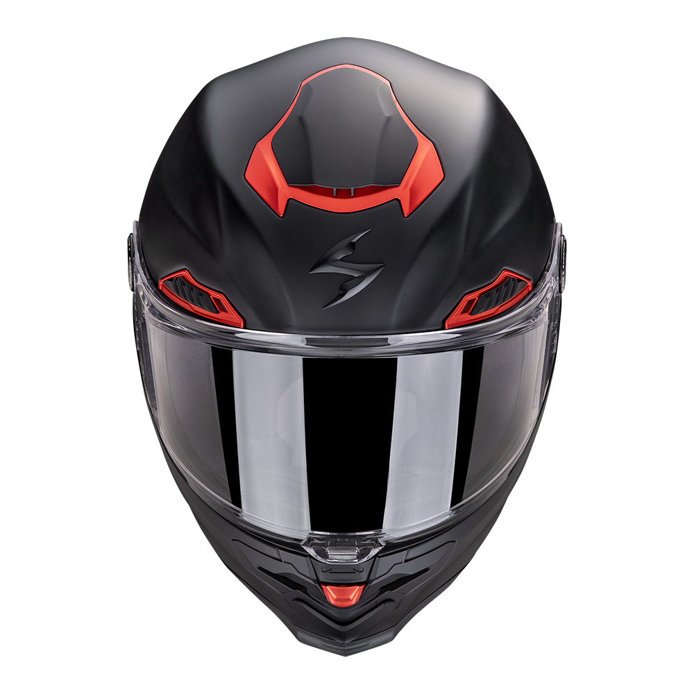 Scorpion Exo-Race Air Solid Matt Black-Red