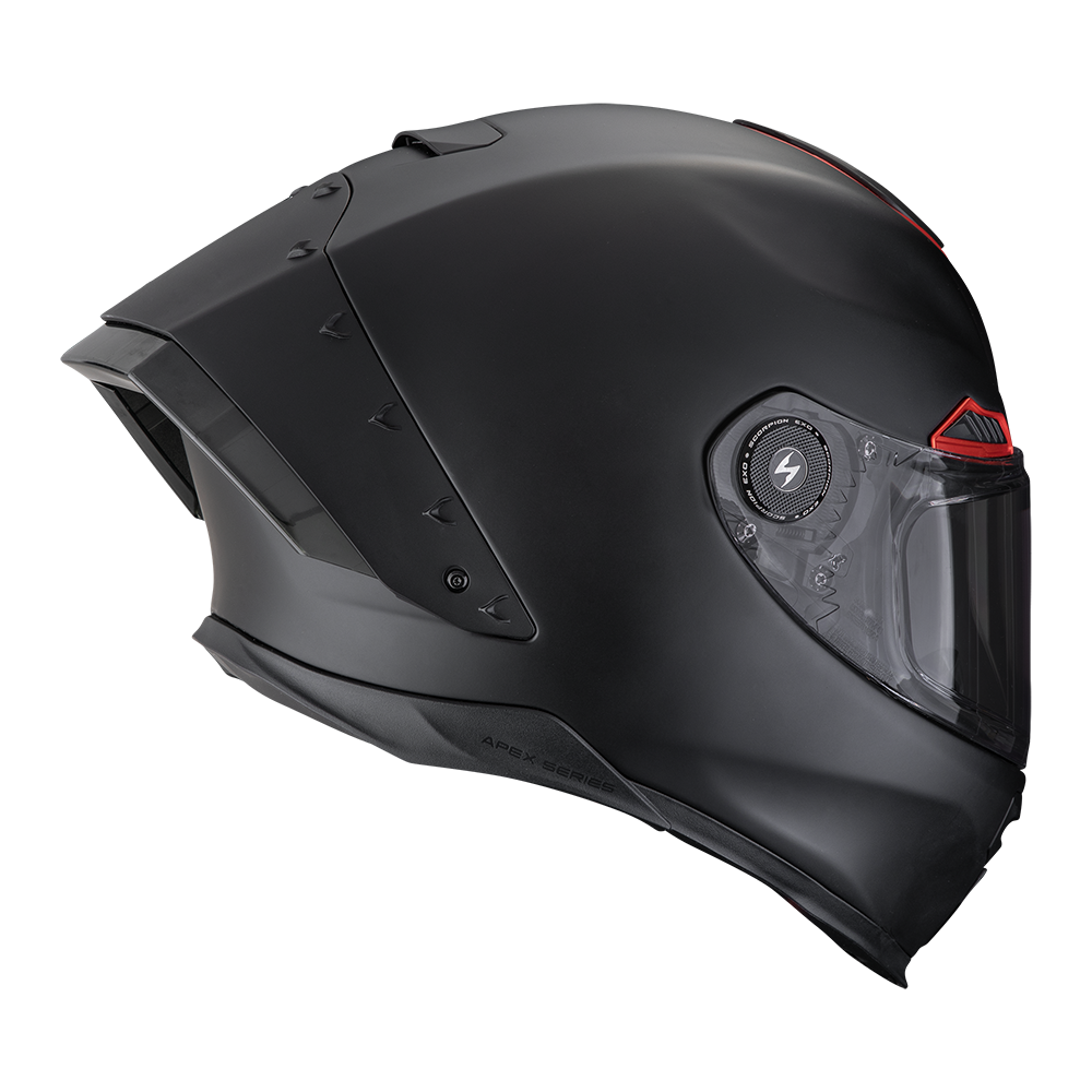Scorpion Exo-Race Air Solid Matt Black-Red