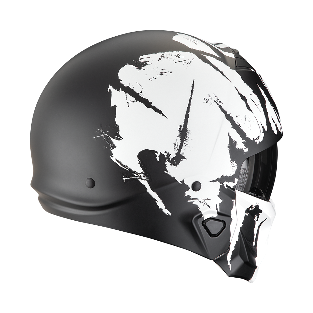 Scorpion Exo-Combat II Marauder Matt Black-White