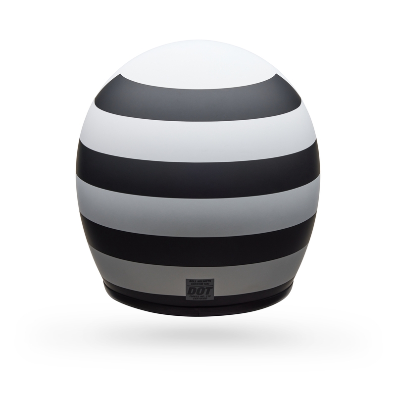 Bell Custom 500 Parlor Matt Black/ White