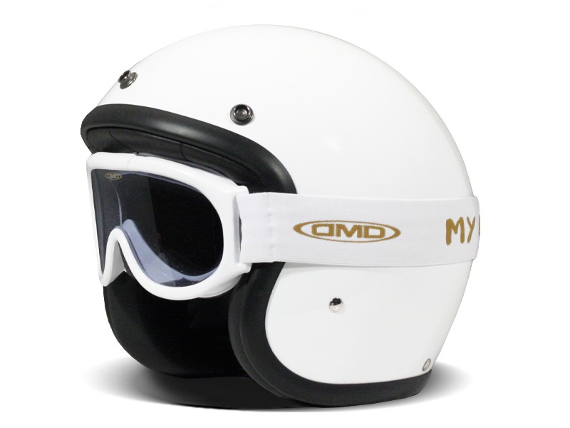 DMD GHOST GOGGLES WHITE CLEAR
