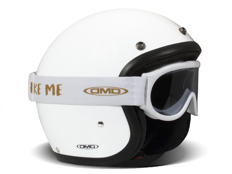 DMD GHOST GOGGLES WHITE CLEAR