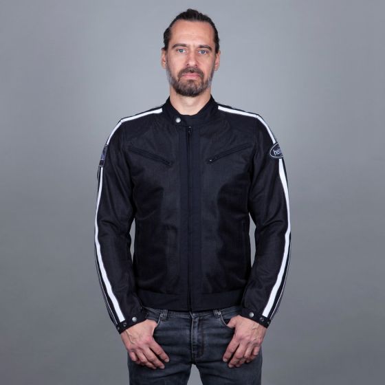 Helstons PACE AIR  MESH black (White-Grey)