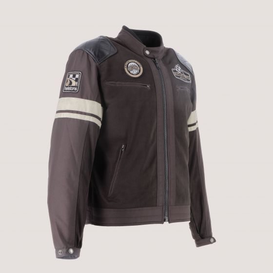 Helstons REVOLTE AIR  MESH-Leather brown