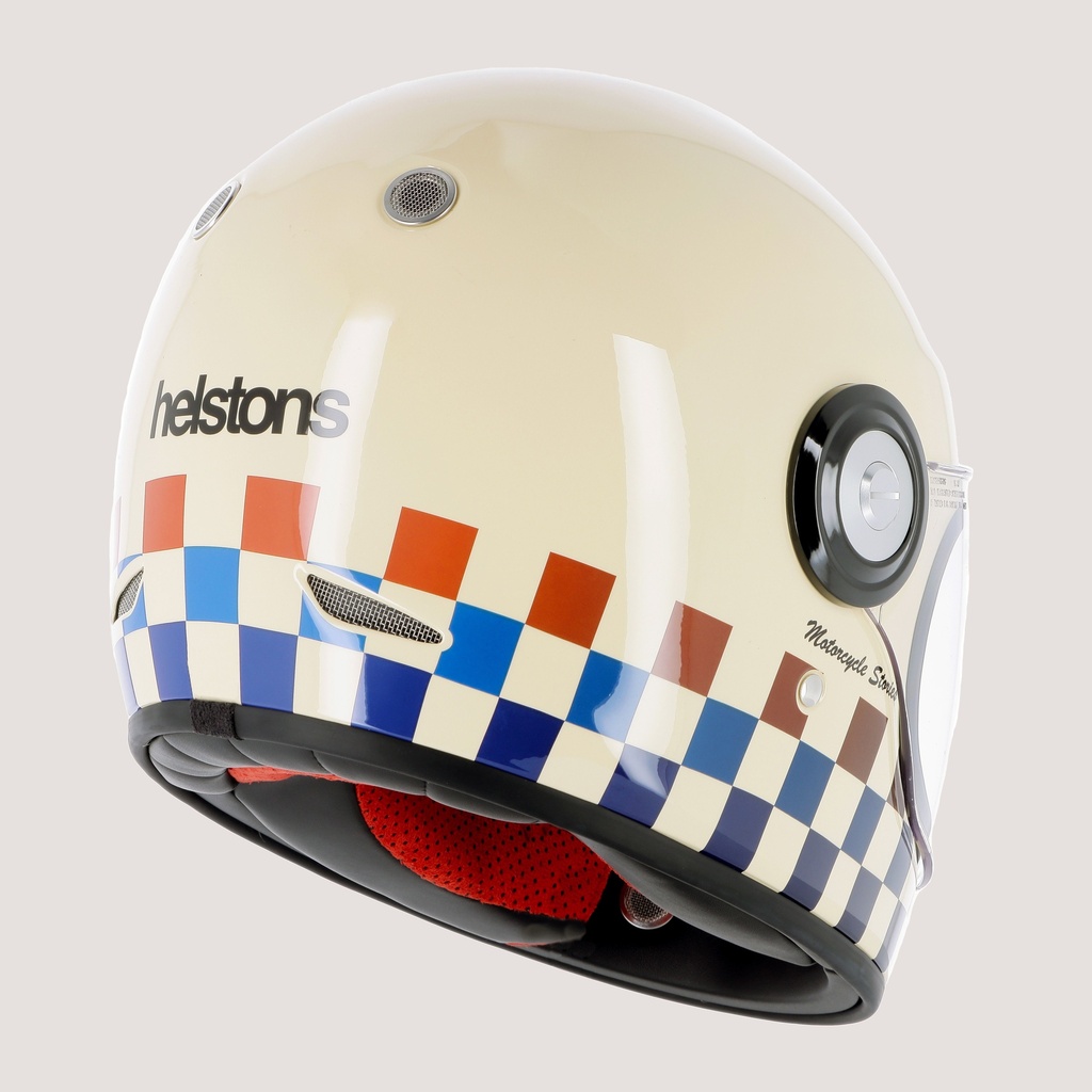 Helstons COURSE FULL FACE Carbone beige (Blue-Red)