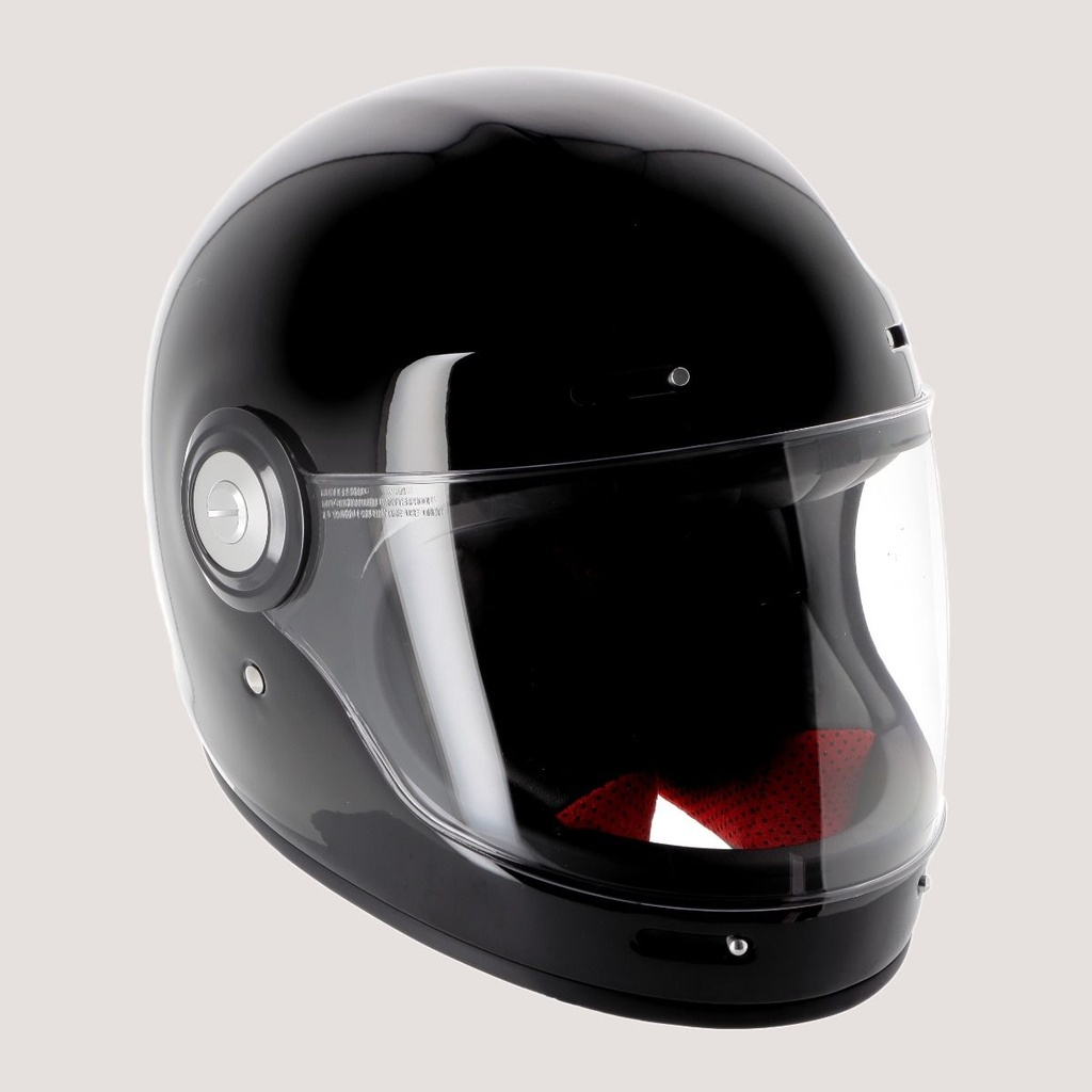 Helstons NAKED FULL FACE Carbone black gloss
