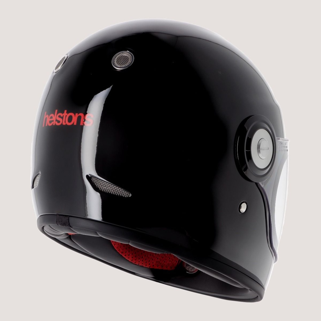 Helstons NAKED FULL FACE Carbone black gloss