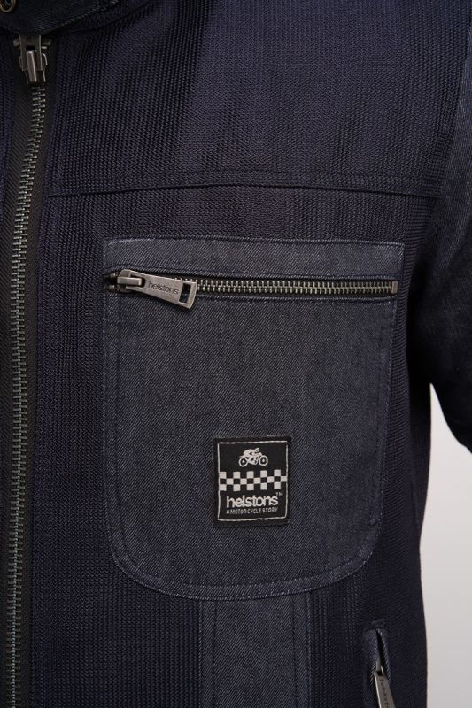 Helstons GENESIS AIR Man Coton-Mesh blue