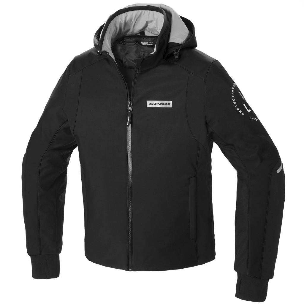 Spidi HOODIE ARMOR H2OUT Black/White